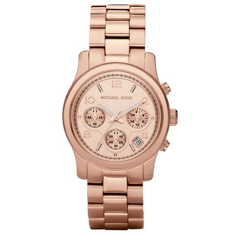 michael kors rose gold watch womens|michael kors rose gold wristlet.